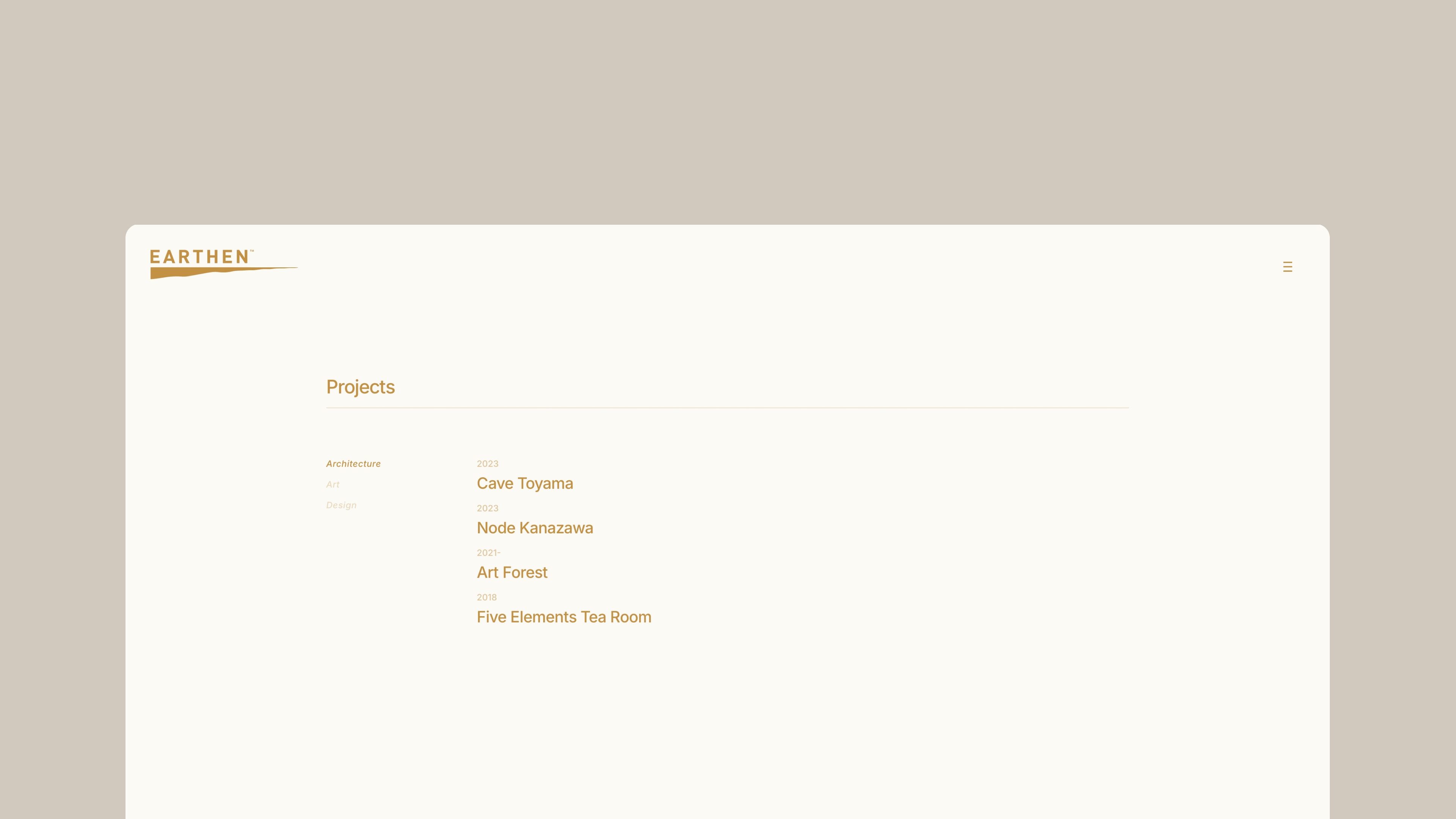 Earthen — 2